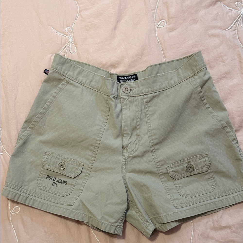 Polo Ralph Lauren Women's Khaki Utility Shorts